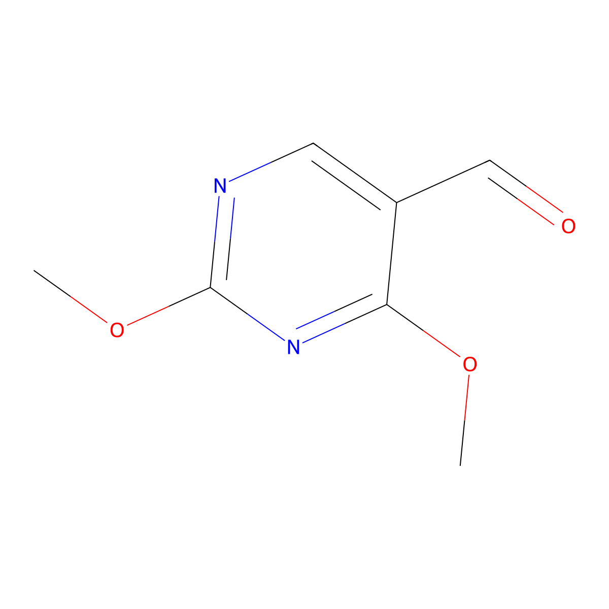2,4-Dimethoxypyrimidine-5-carbaldehyde molecular structure, CAS 52606-02-7