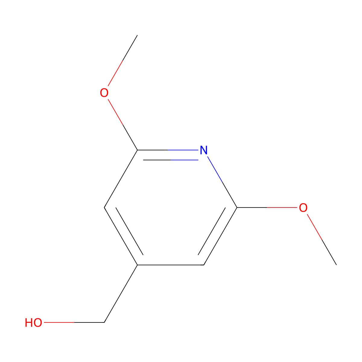 (2,6-Dimethoxypyridin-4-yl)methanol molecular structure, CAS 52606-06-1