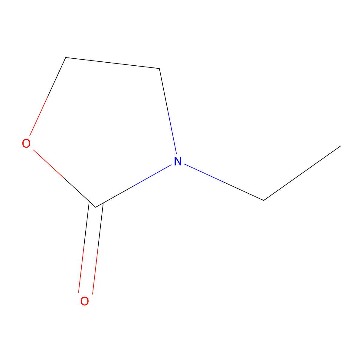 3-Ethyl-1,3-oxazolidin-2-one molecular structure, CAS 5261-18-7