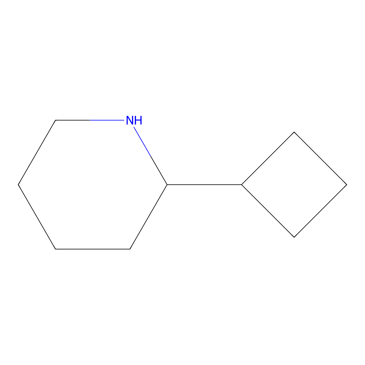2-Cyclobutylpiperidine molecular structure, CAS 526183-12-0