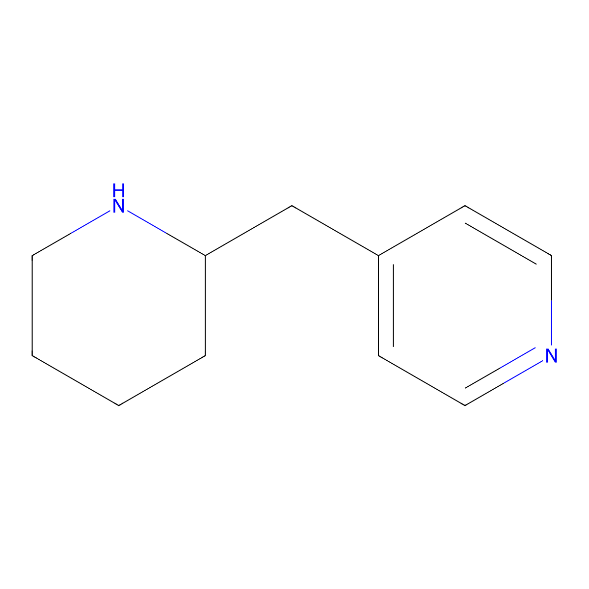 4-(Piperidin-2-ylmethyl)pyridine molecular structure, CAS 526183-31-3