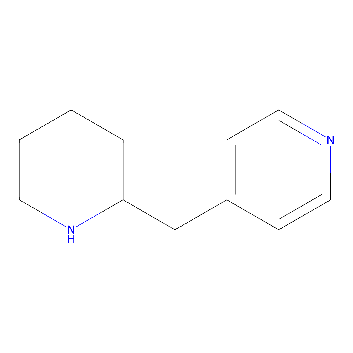 4-(Piperidin-2-ylmethyl)pyridine molecular structure, CAS 526183-31-3