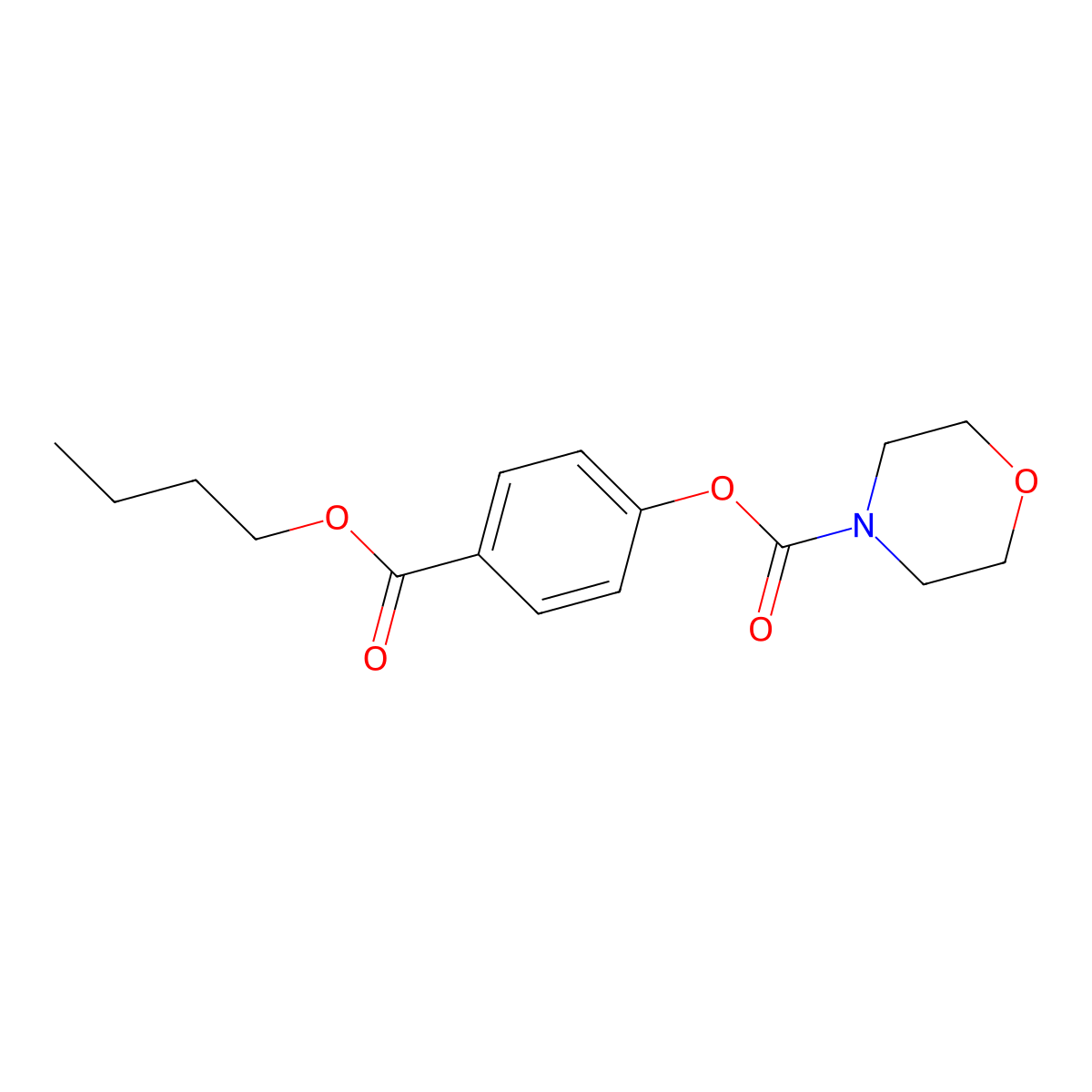 4-(Butoxycarbonyl)phenyl morpholine-4-carboxylate molecular structure, CAS 526190-53-4