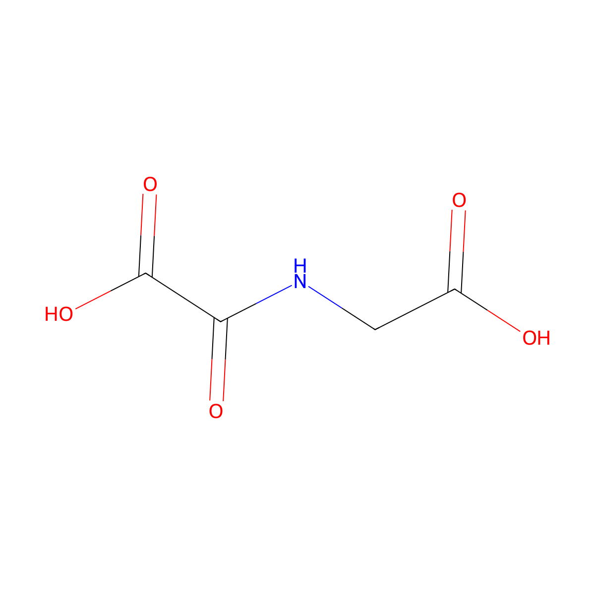 N-Oxalylglycine molecular structure, CAS 5262-39-5