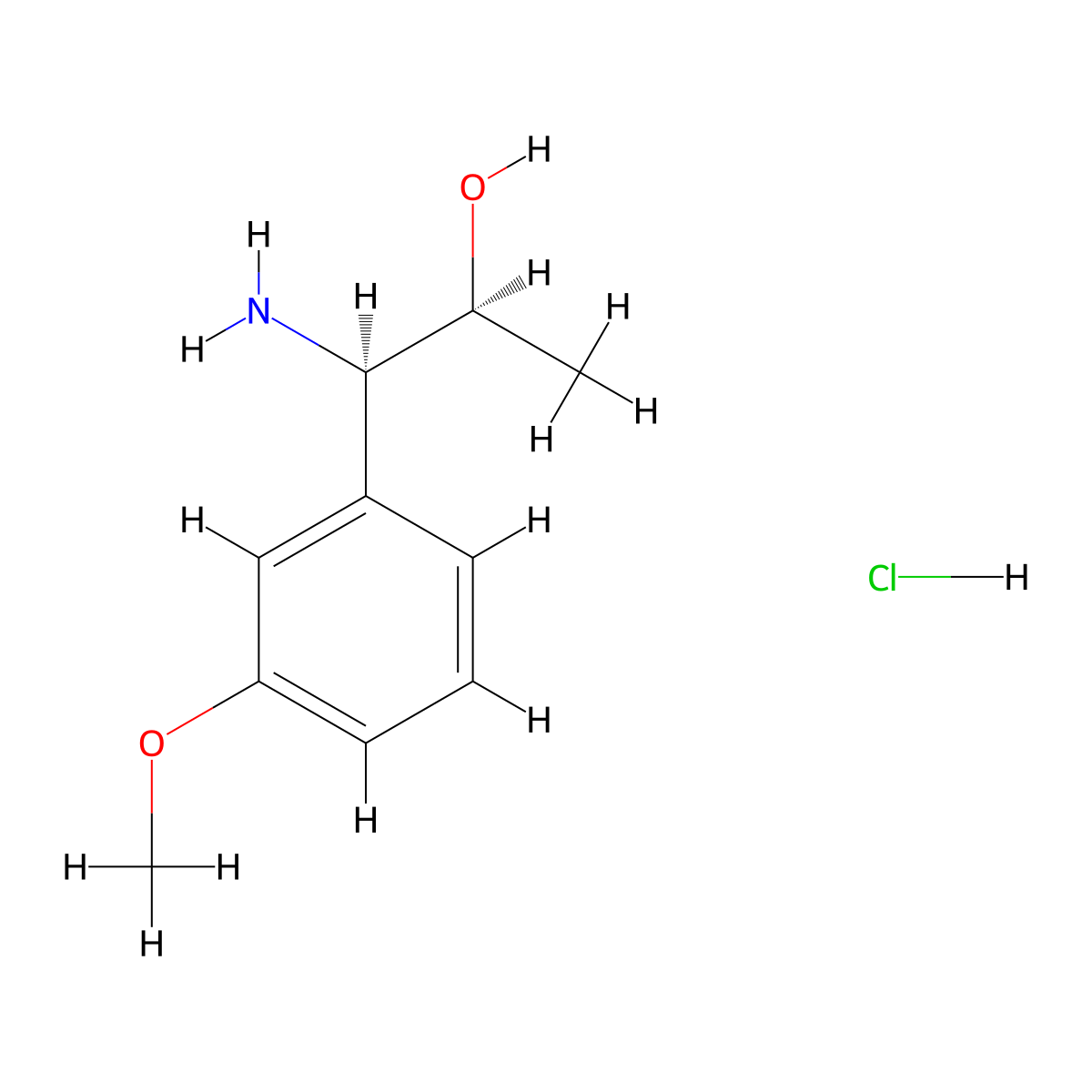 (1r,2s)-1-Amino-1-(3-methoxyphenyl)propan-2-ol hydrochloride molecular structure, CAS 526217-30-1