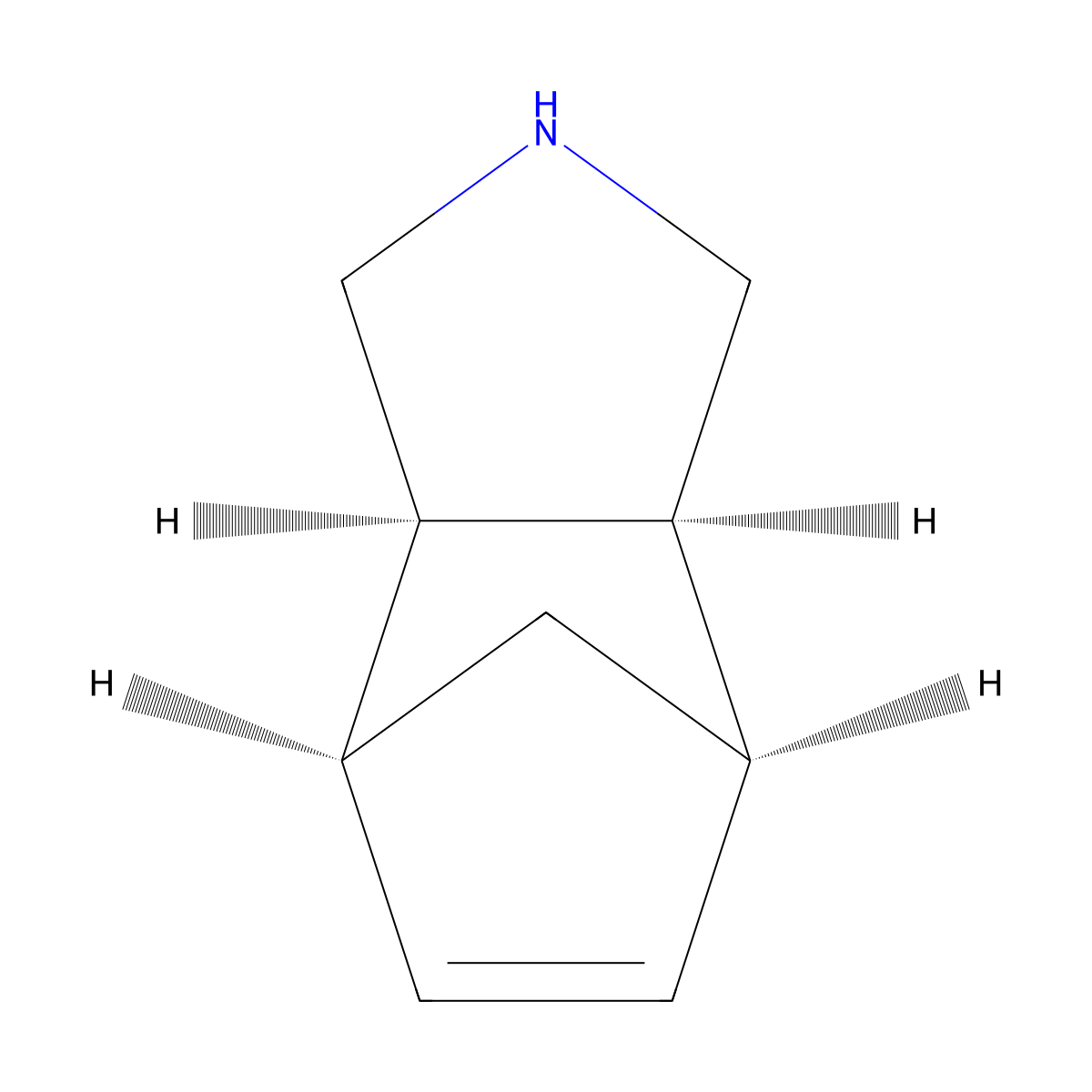 (3AR,4S,7R,7aS)-2,3,3a,4,7,7a-hexahydro-1H-4,7-methanoisoindole molecular structure, CAS 5263-68-3