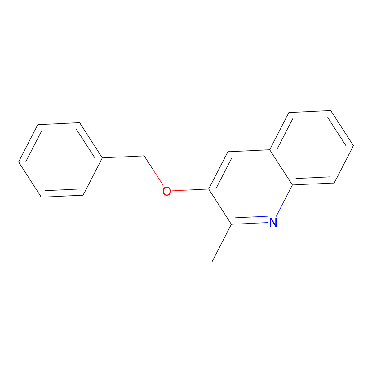 3-(Benzyloxy)-2-methylquinoline molecular structure, CAS 5264-03-9