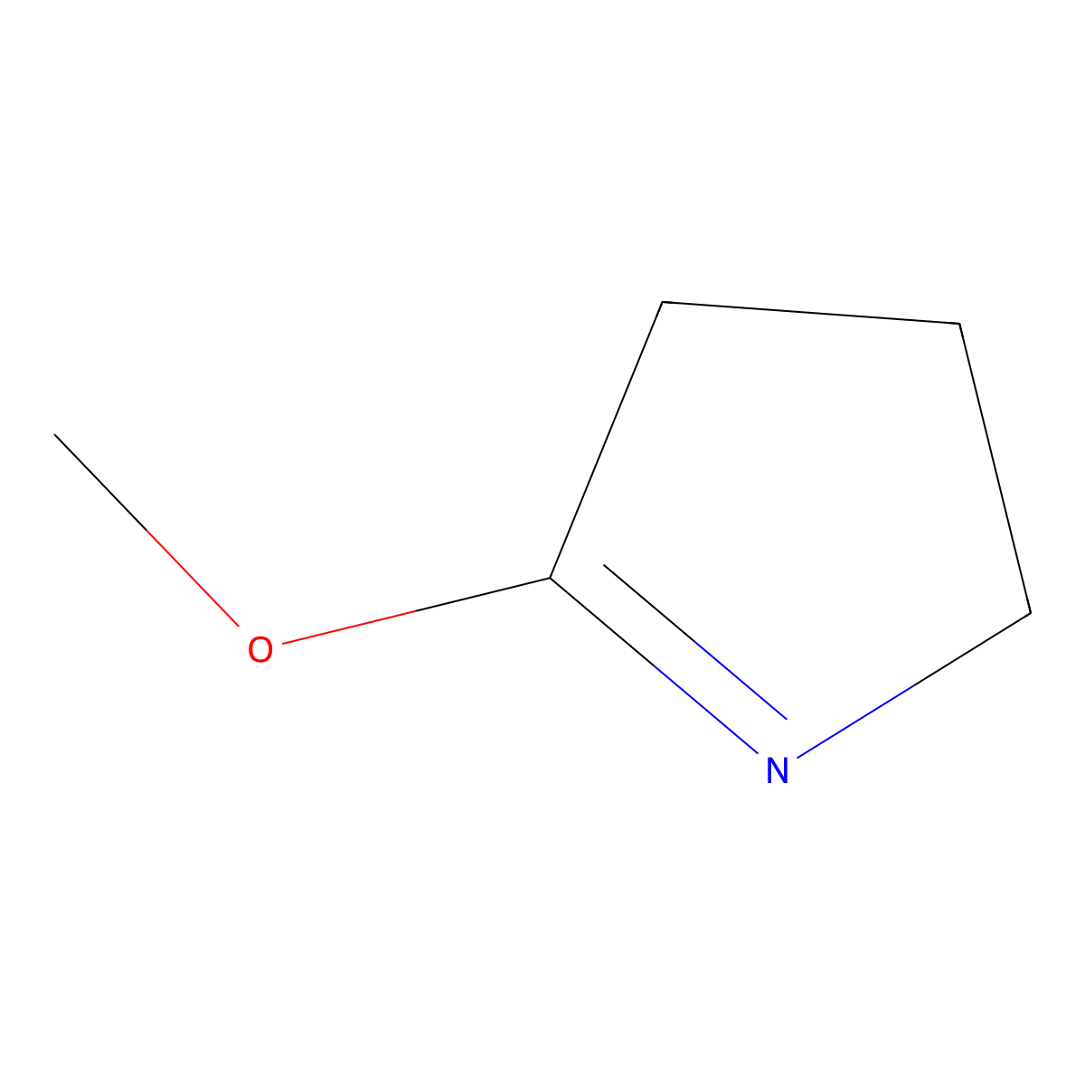 2-Methoxy-1-Pyrroline molecular structure, CAS 5264-35-7