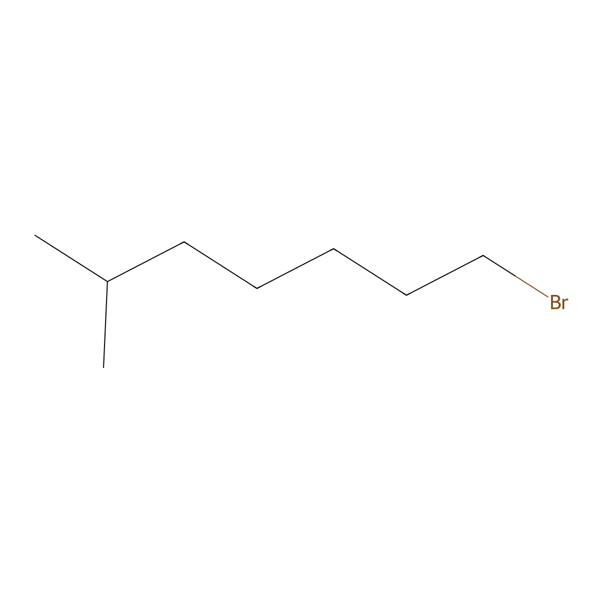 1-Bromo-6-methylheptane molecular structure, CAS 52648-04-1