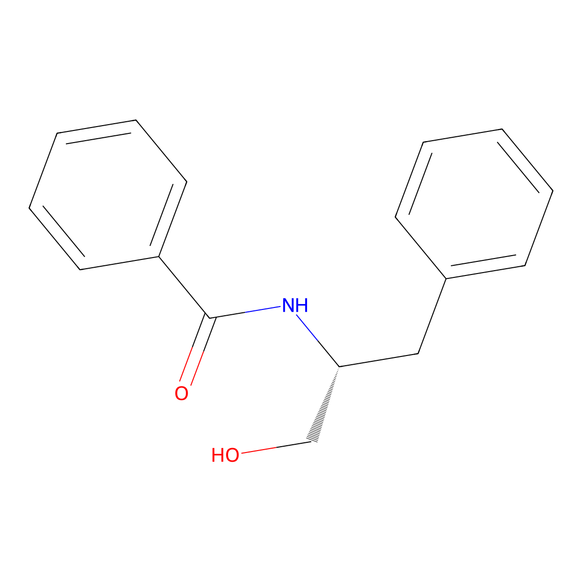 (R)-N-(1-Hydroxy-3-phenylpropan-2-YL)benzamide molecular structure, CAS 5267-65-2