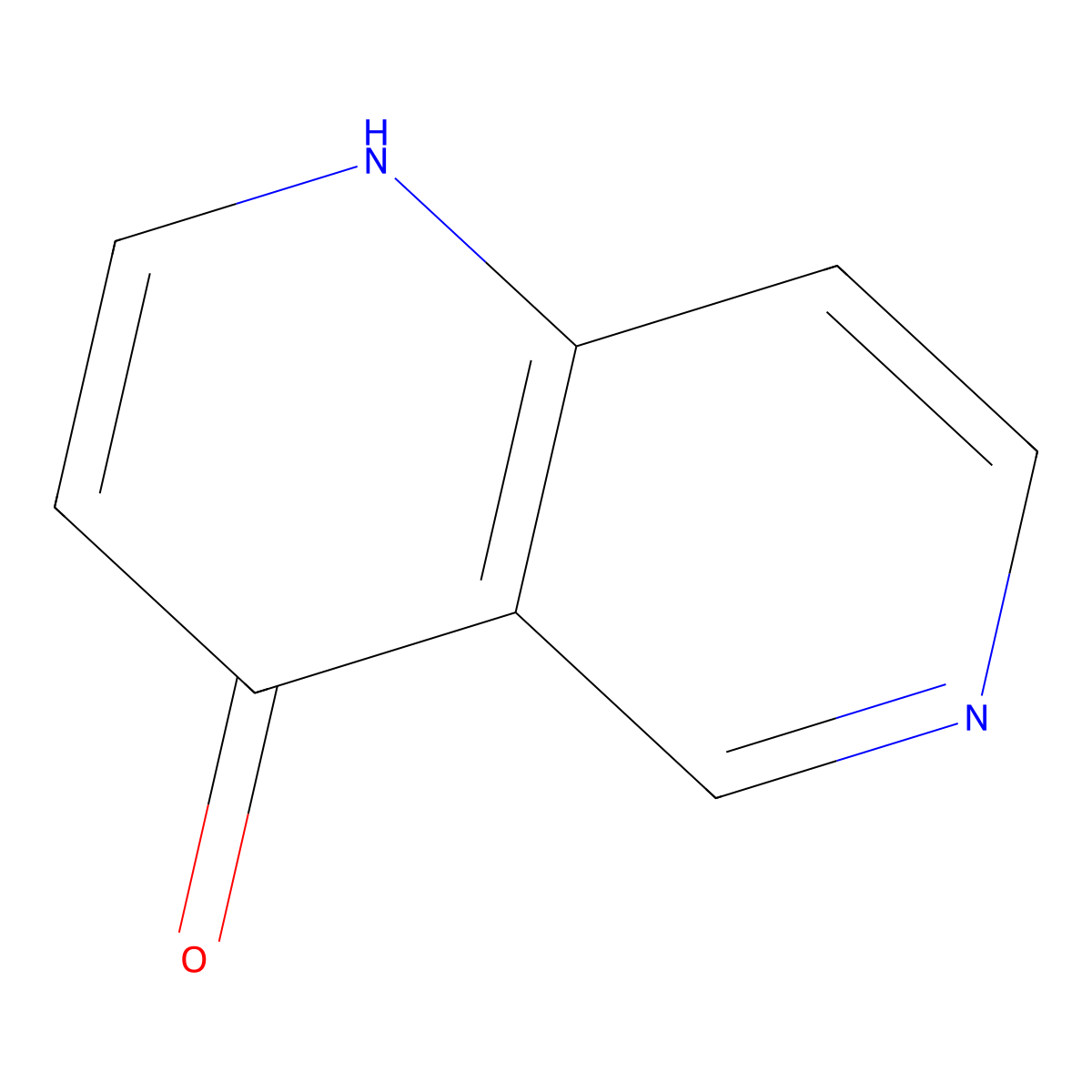 1,4-Dihydro-1,6-naphthyridin-4-one molecular structure, CAS 5268-38-2