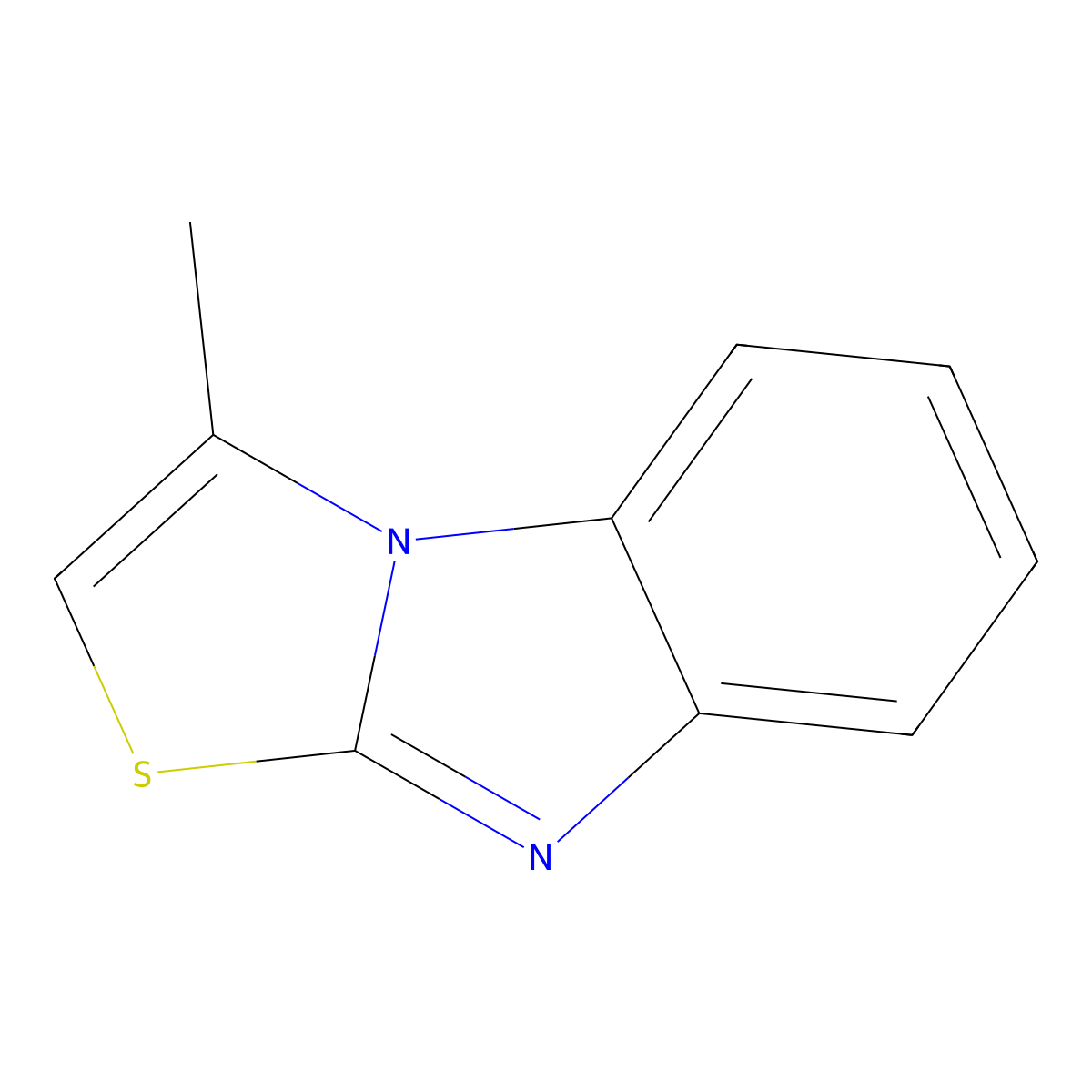 3-Methyl[1,3]thiazolo[3,2-a]benzimidazole molecular structure, CAS 5268-73-5