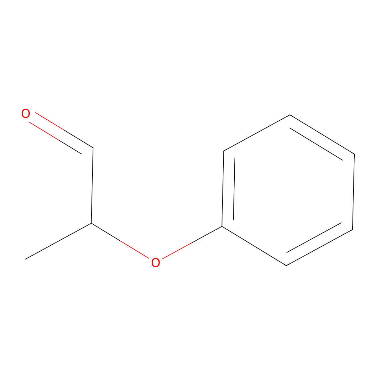 2-Phenoxypropanal molecular structure, CAS 52687-81-7