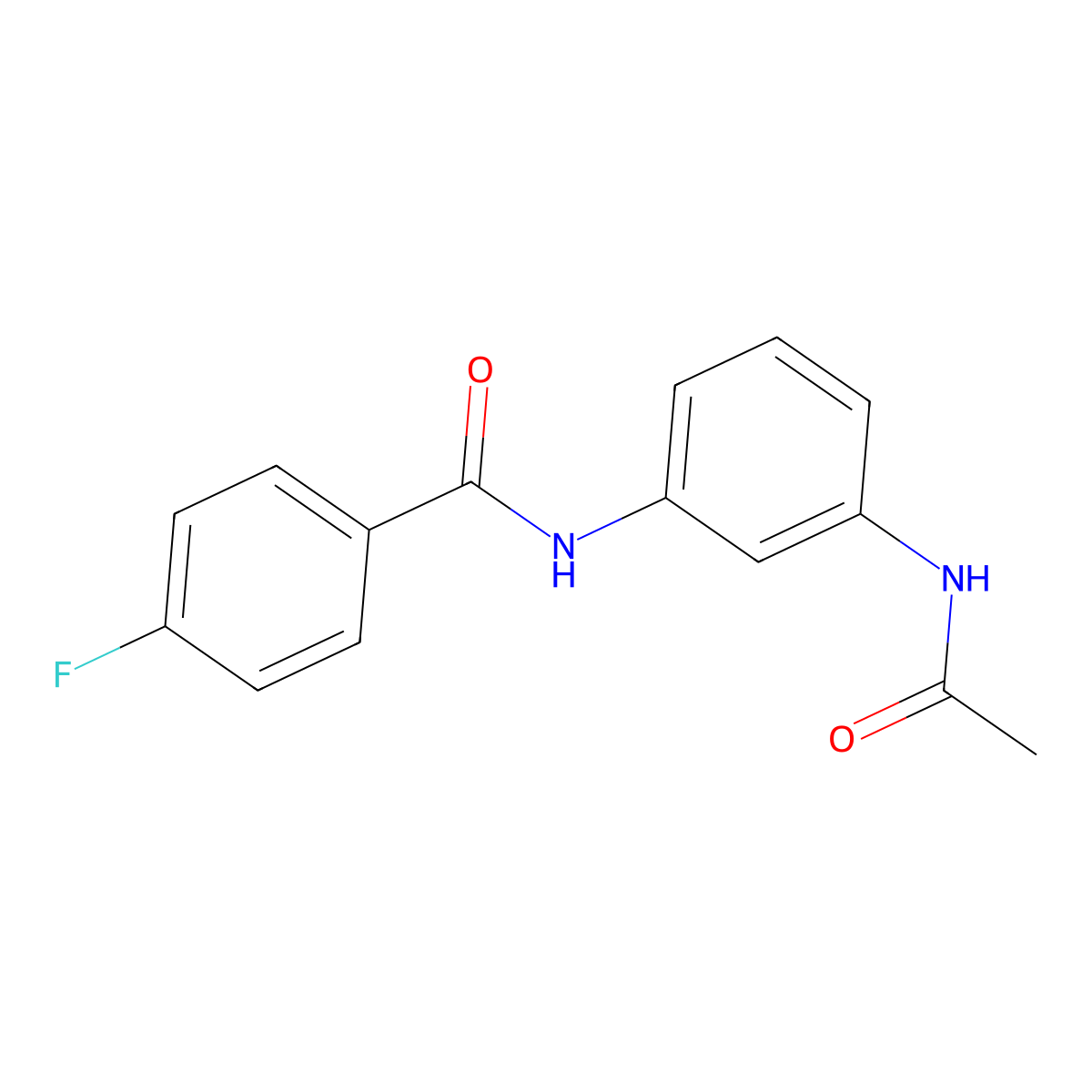 n-[3-(Acetylamino)phenyl]-4-fluorobenzamide molecular structure, CAS 5269-79-4