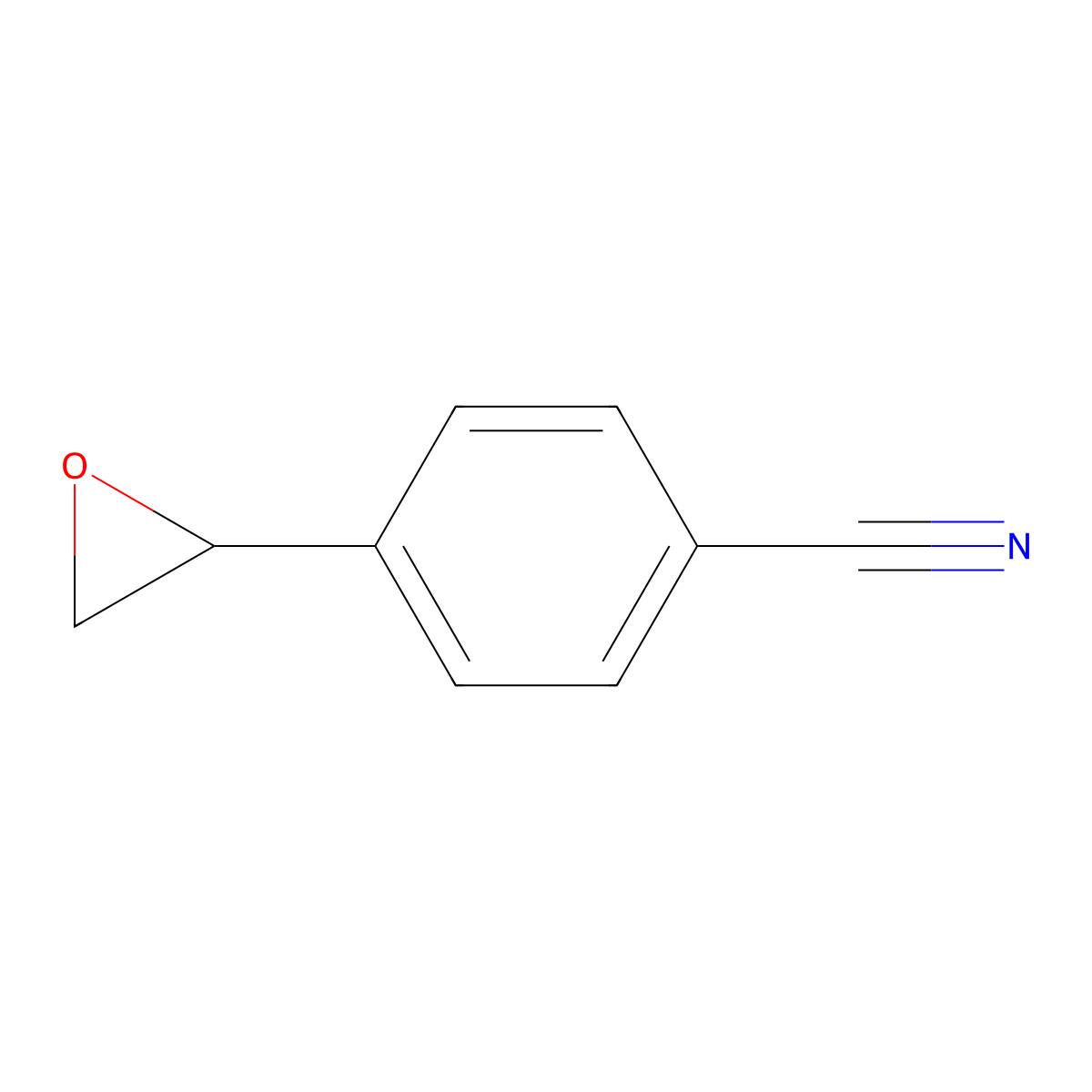4-(Oxiran-2-yl)benzonitrile molecular structure, CAS 52695-39-3