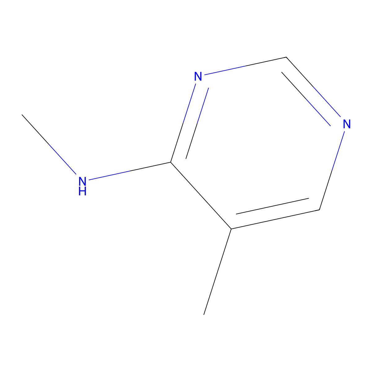 N,5-dimethylpyrimidin-4-amine molecular structure, CAS 52698-53-0