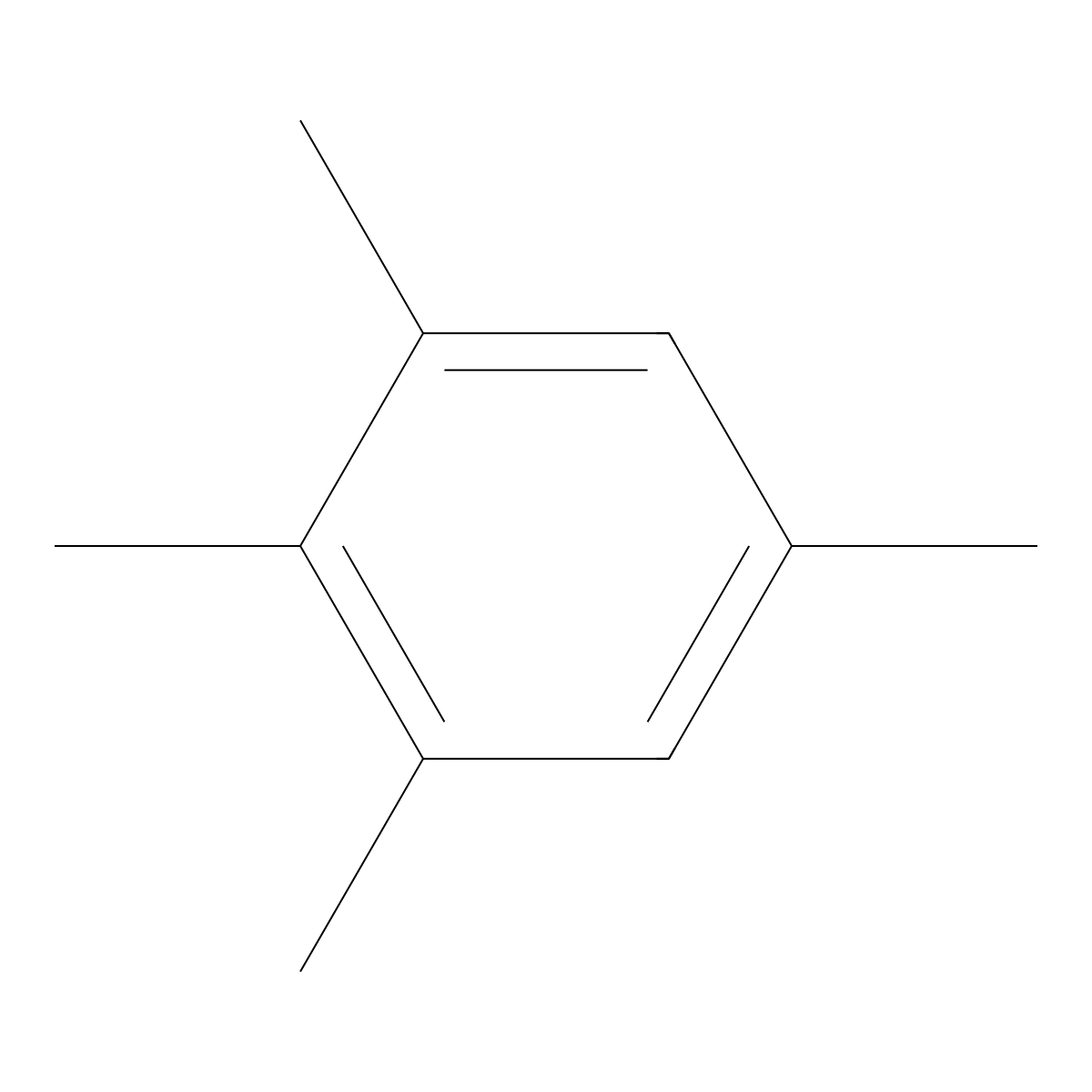 1,2,3,5-Tetramethylbenzene molecular structure, CAS 527-53-7
