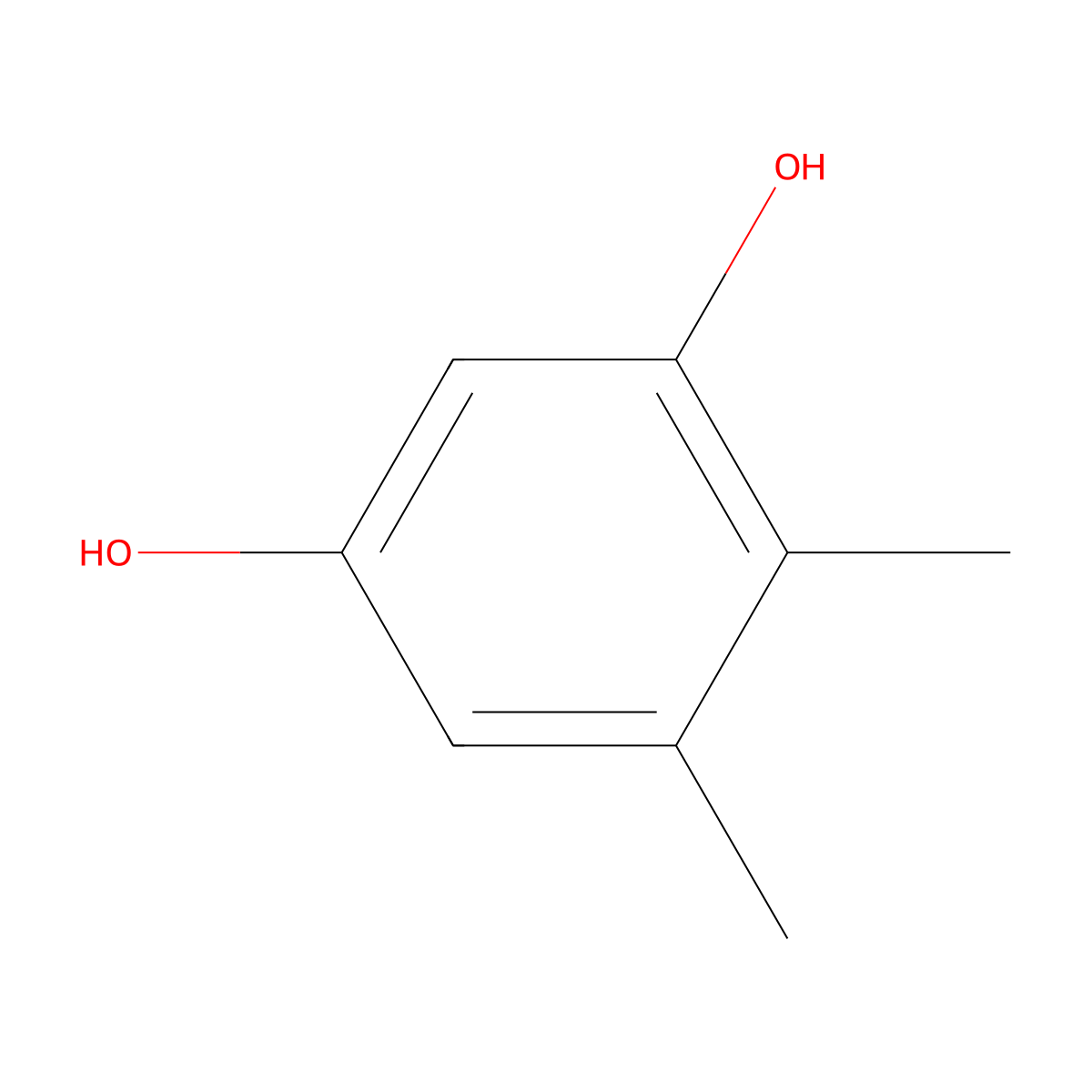 4,5-Dimethylresorcinol molecular structure, CAS 527-55-9