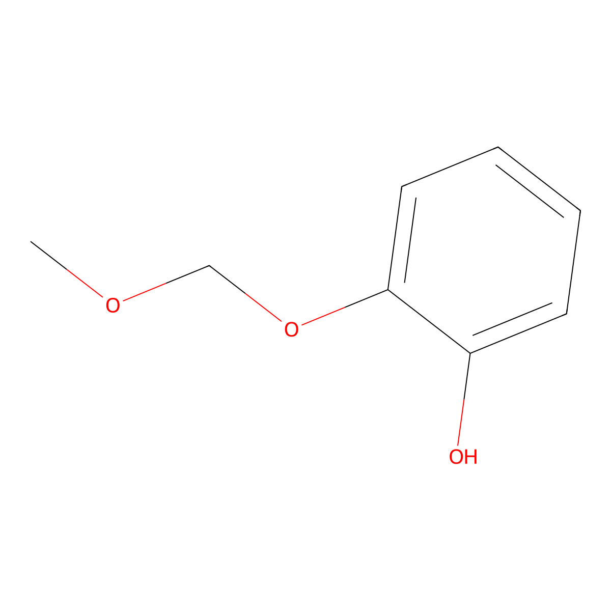 2-(Methoxymethoxy)phenol molecular structure, CAS 52702-30-4
