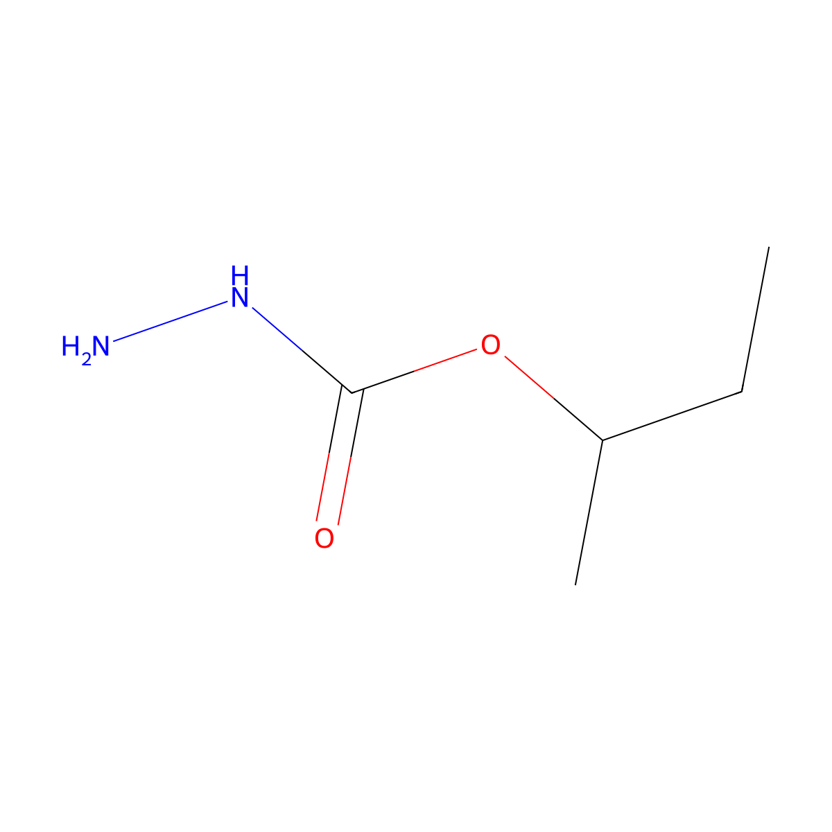(Butan-2-yloxy)carbohydrazide molecular structure, CAS 52709-24-7
