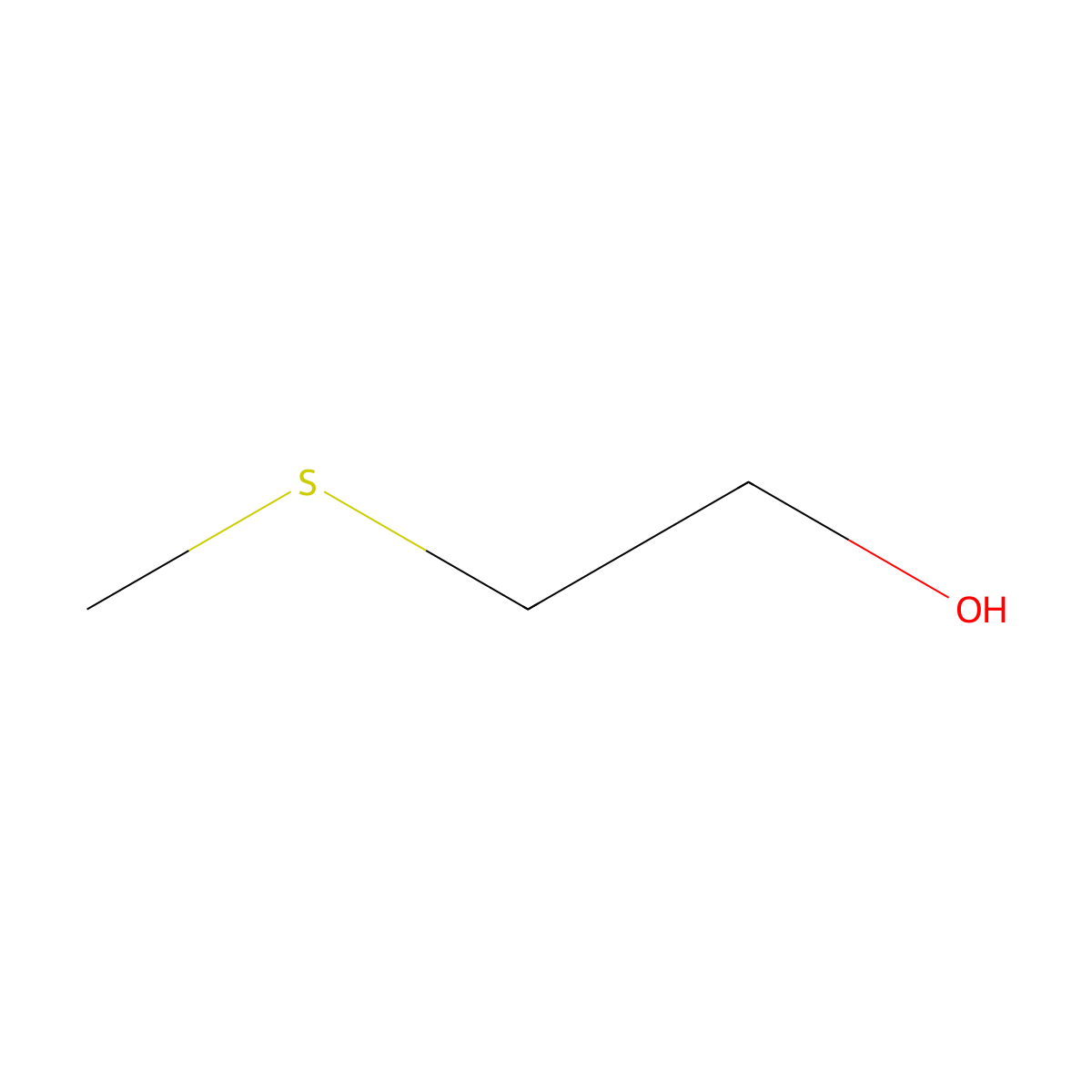 2-(Methylthio)ethanol molecular structure, CAS 5271-38-5