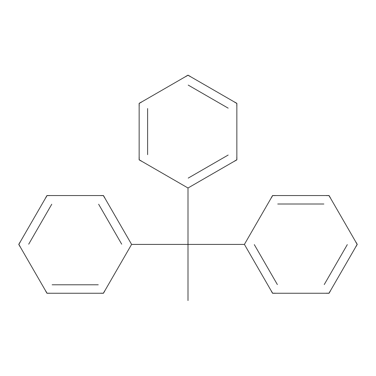 1,1,1-Triphenylethane molecular structure, CAS 5271-39-6