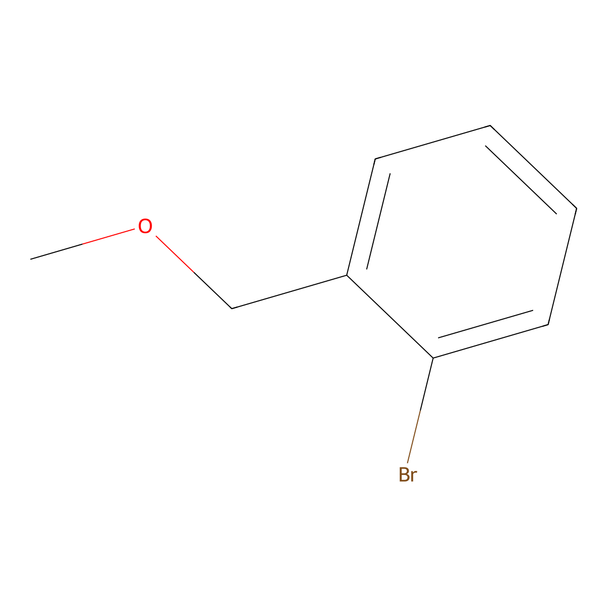 1-Bromo-2-(methoxymethyl)benzene molecular structure, CAS 52711-30-5