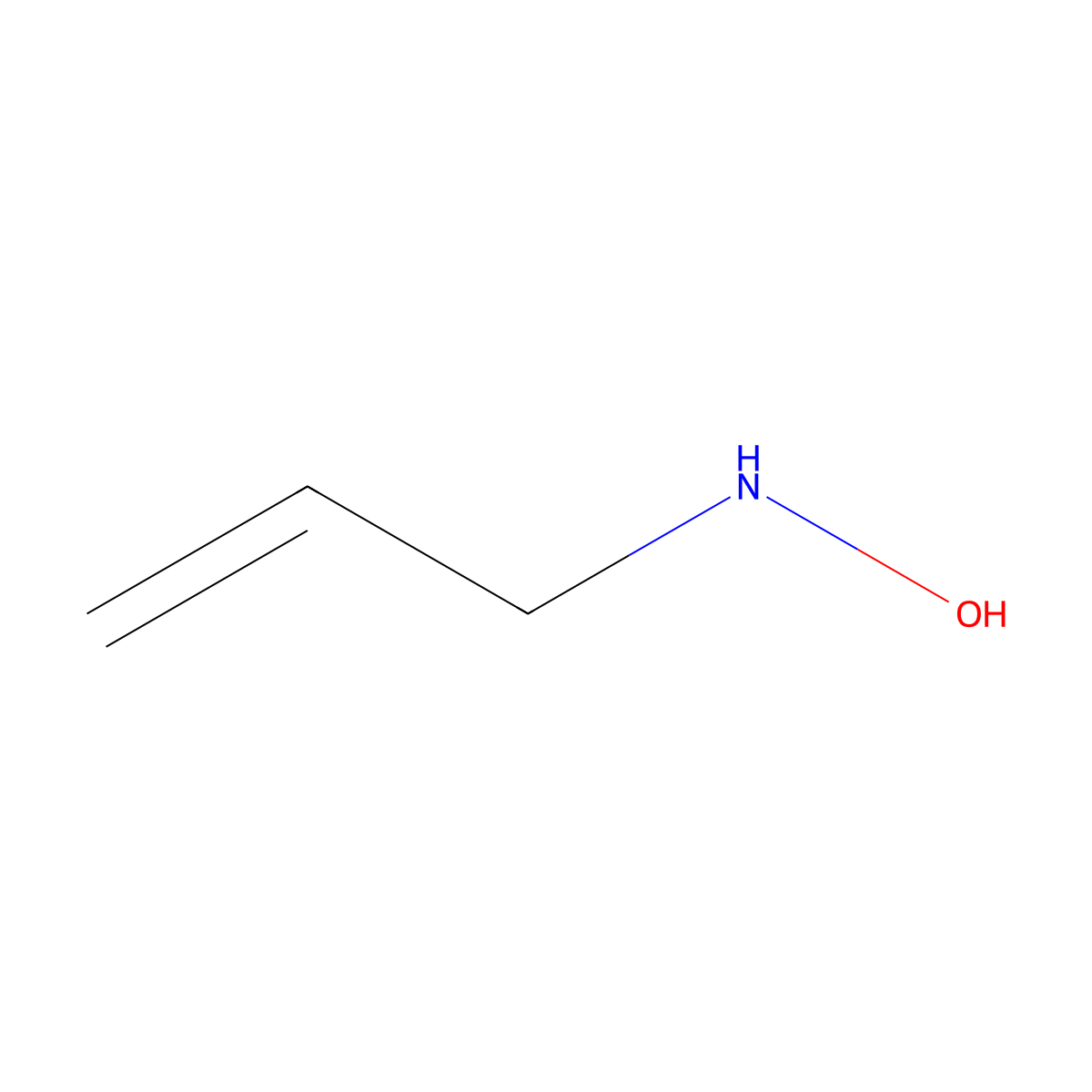 2-Propen-1-amine, N-hydroxy- molecular structure, CAS 52716-05-9