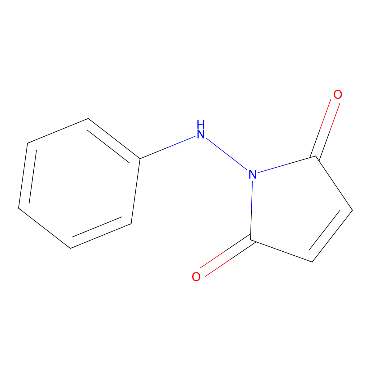 1-(Phenylamino)-1H-pyrrole-2,5-dione molecular structure, CAS 52726-96-2