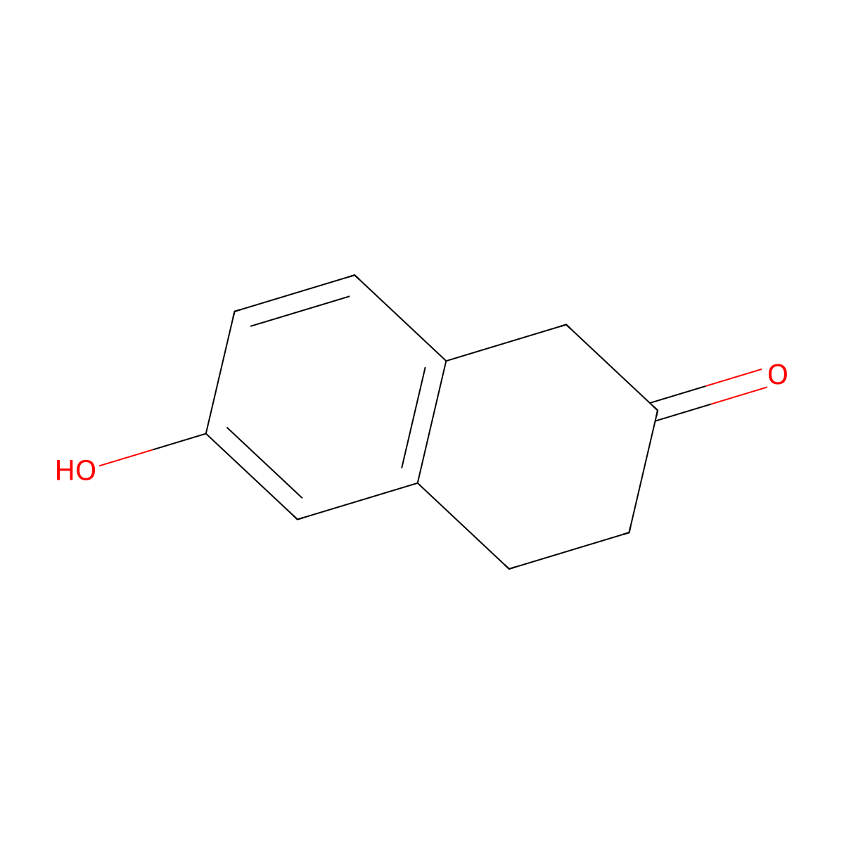6-Hydroxy-2-tetralone molecular structure, CAS 52727-28-3