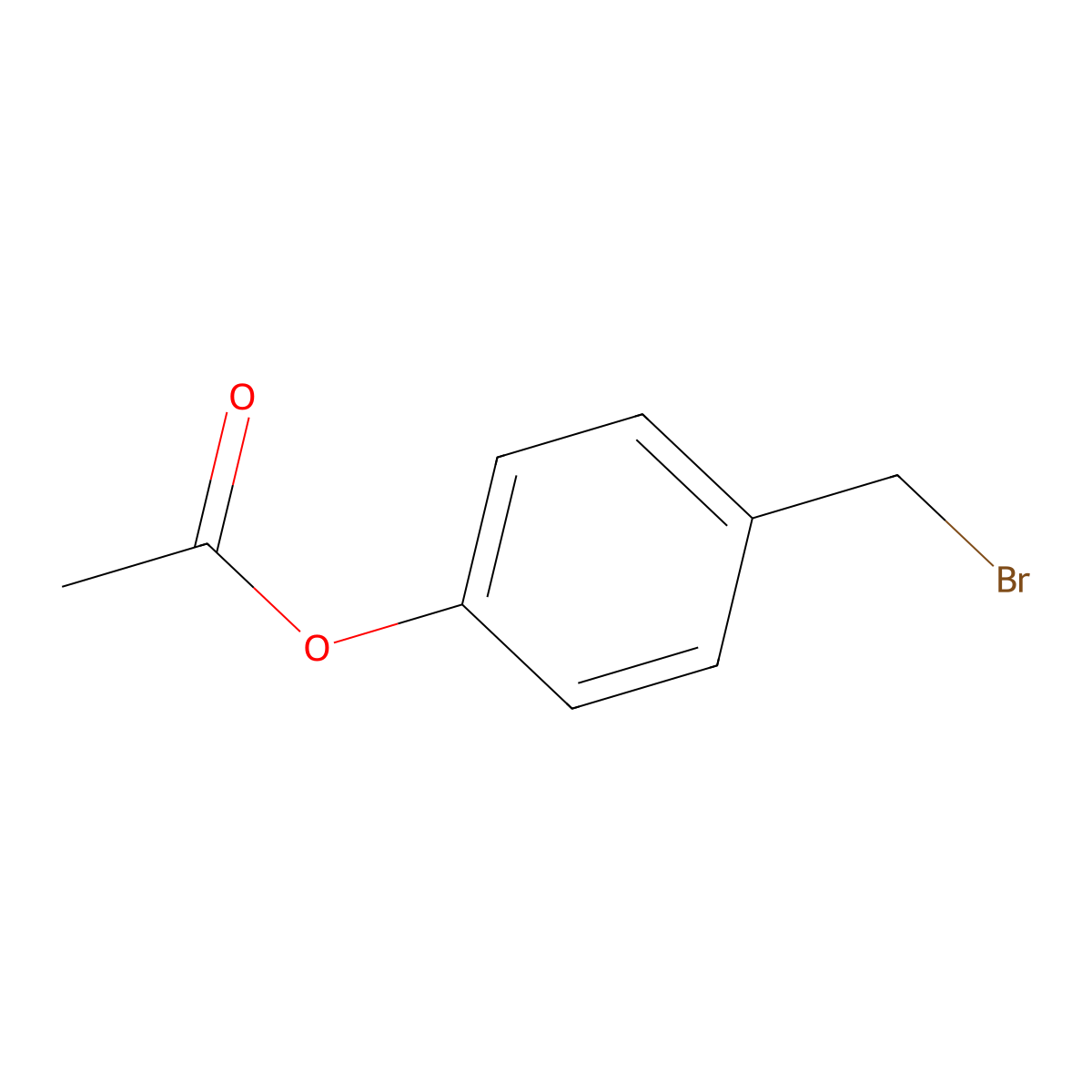 4-(Bromomethyl)phenyl acetate molecular structure, CAS 52727-95-4