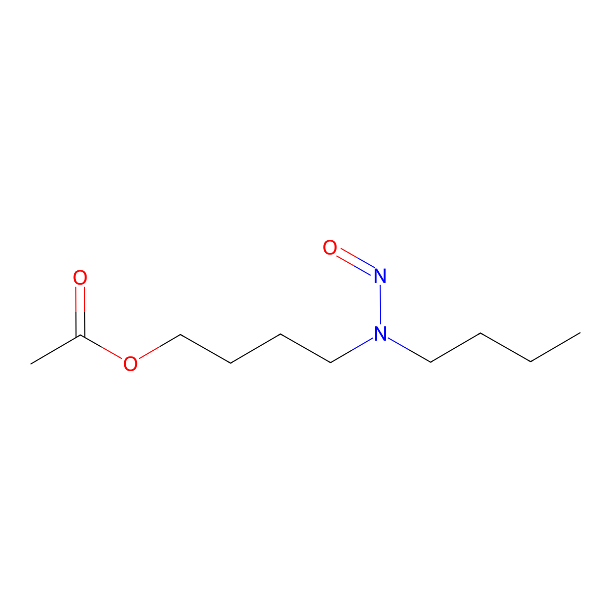 4-[Butyl(nitroso)amino]butyl acetate molecular structure, CAS 52731-39-2