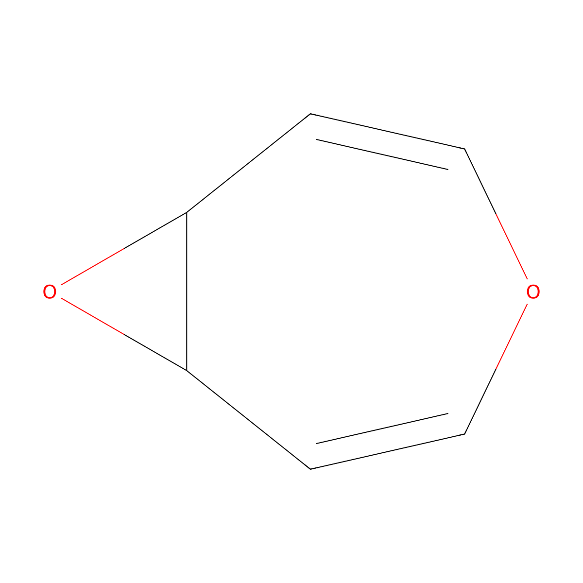 Oxepin epoxide molecular structure, CAS 52748-31-9