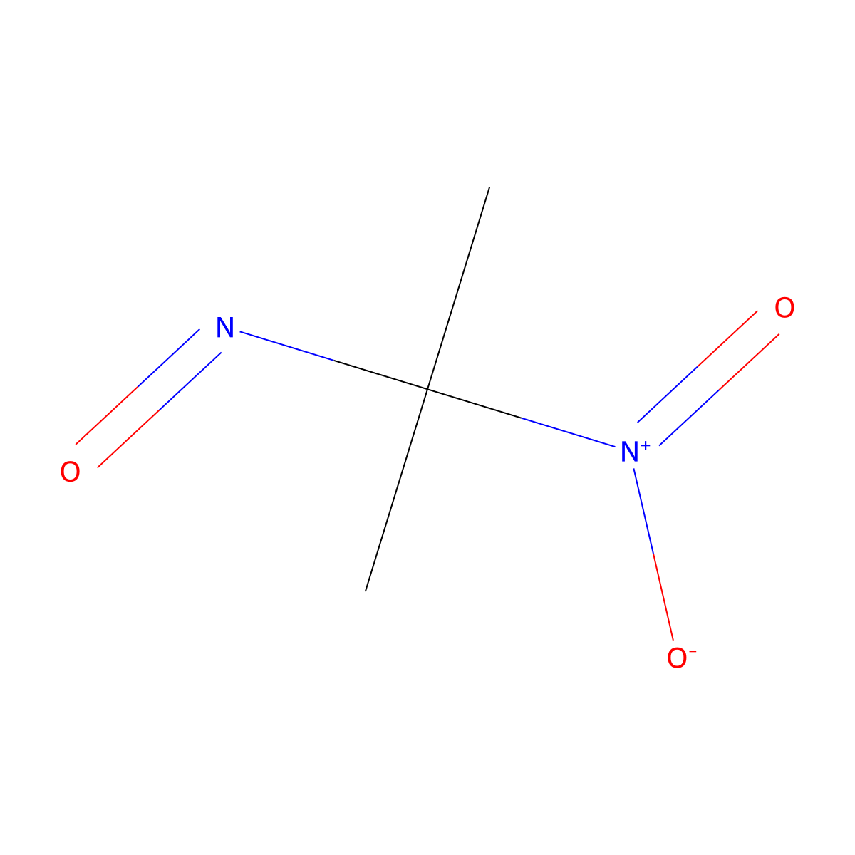 2-Nitroso-2-nitropropane molecular structure, CAS 5275-46-7