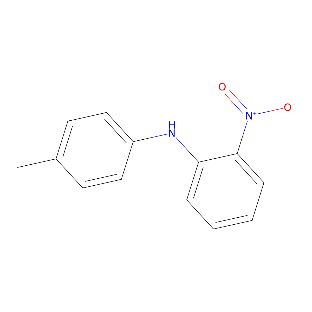 N-(4-Methylphenyl)-2-nitroaniline molecular structure, CAS 52753-44-3