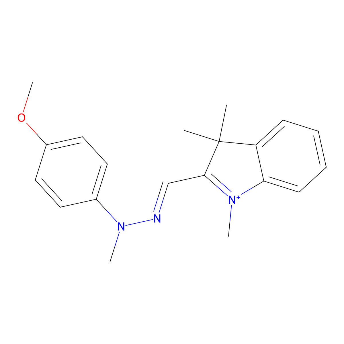 Ctionic yellow X-GL molecular structure, CAS 52757-89-8