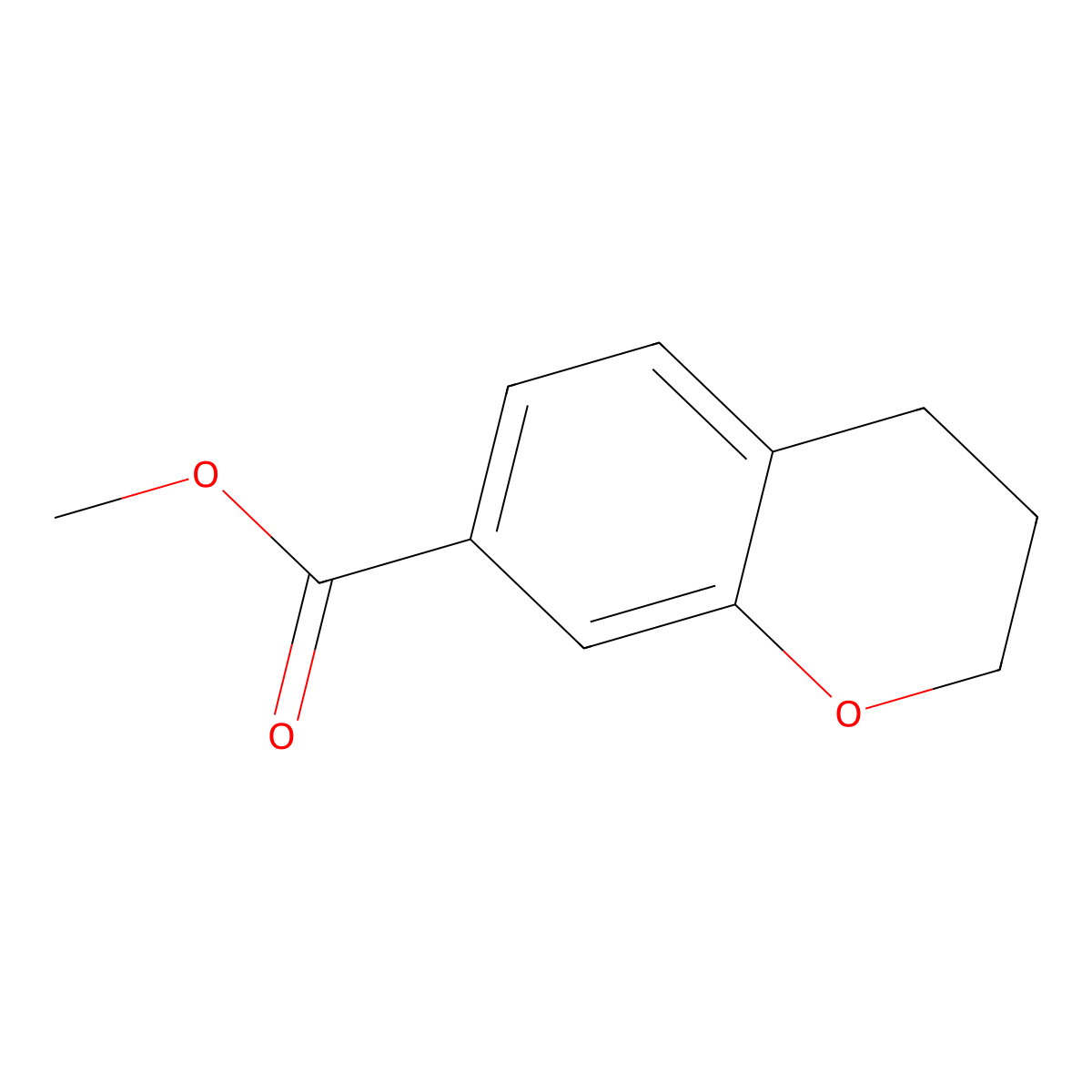Methyl chromane-7-carboxylate molecular structure, CAS 527681-32-9
