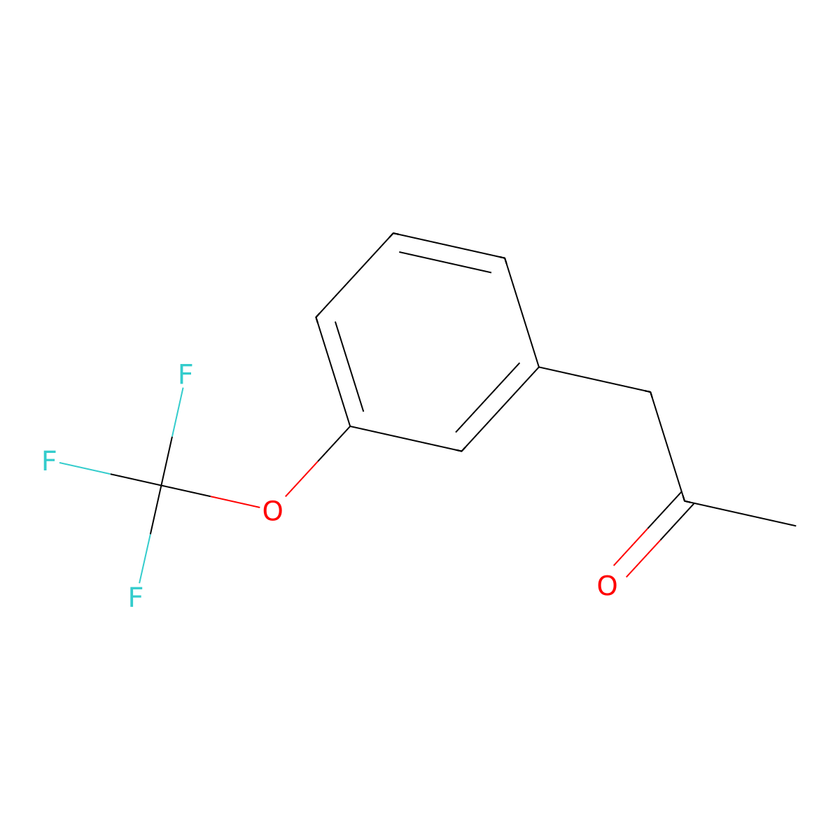 1-[3-(Trifluoromethoxy)phenyl]propan-2-one molecular structure, CAS 52771-18-3