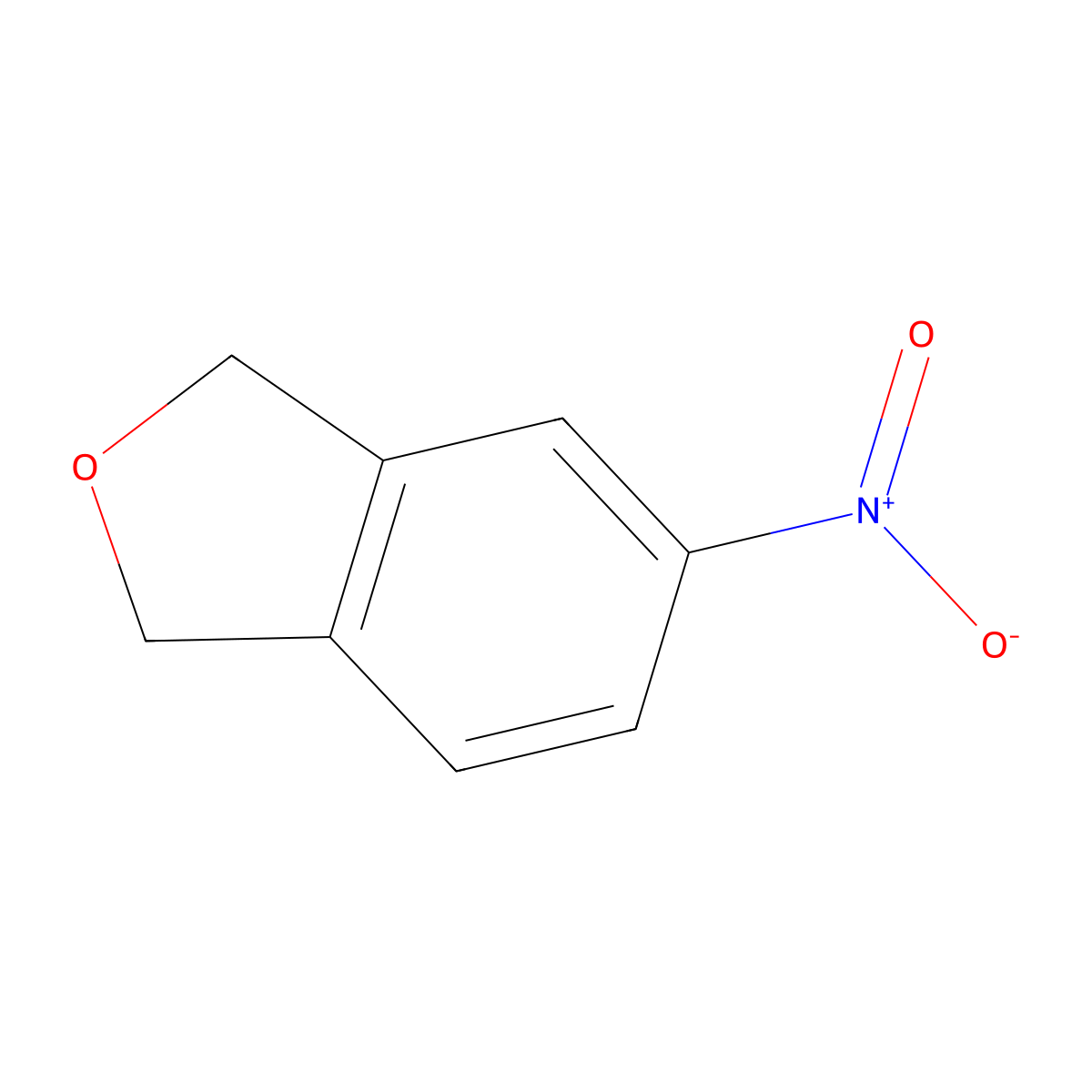 5-Nitro-1,3-dihydroisobenzofuran molecular structure, CAS 52771-99-0