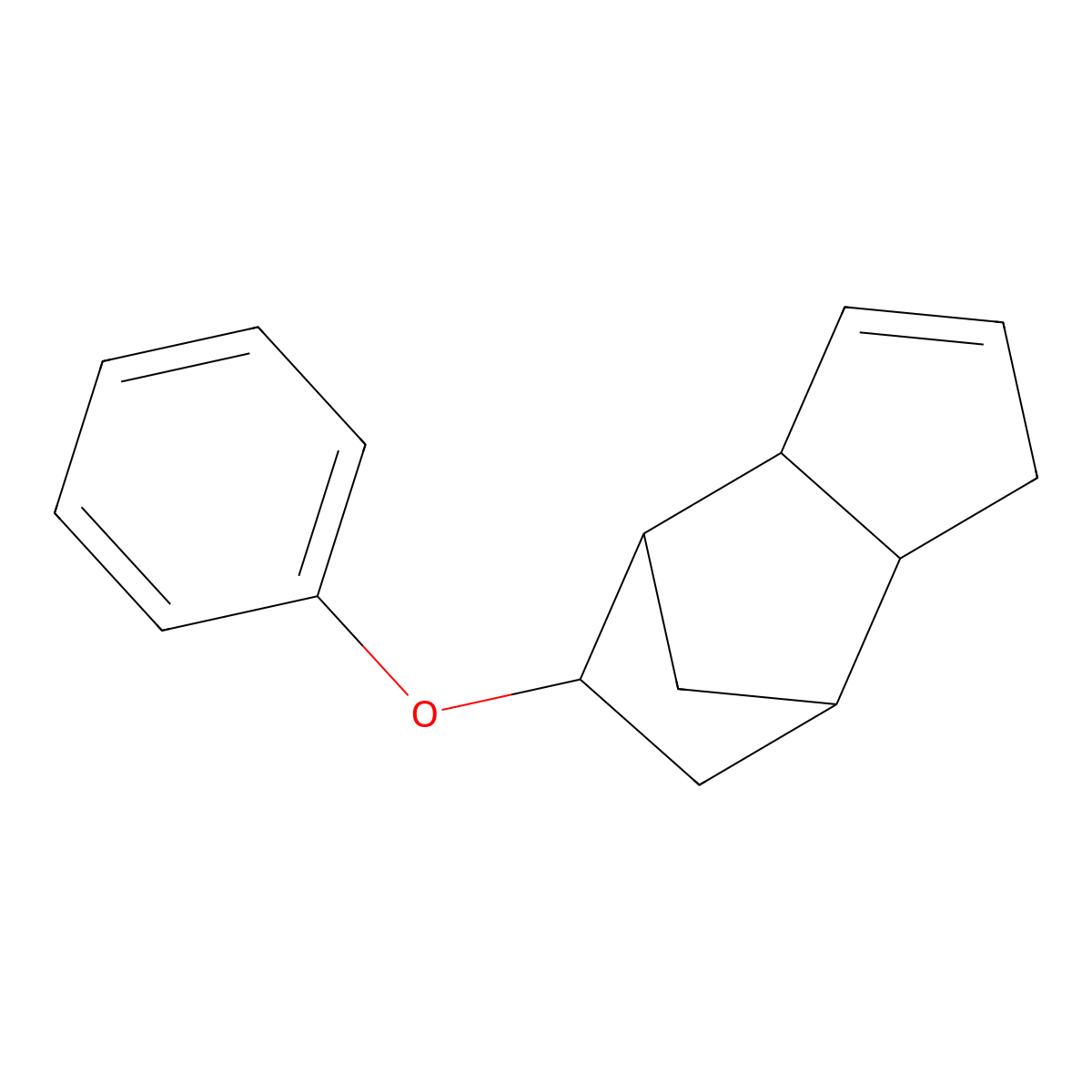 (3aS,5S,7aS)-5-phenoxy-3a,4,5,6,7,7a-hexahydro-1H-4,7-methanoindene molecular structure, CAS 52772-40-4