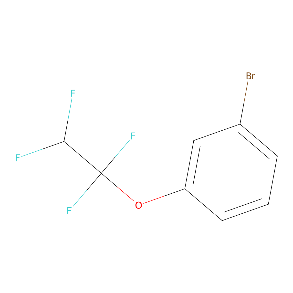 1-Bromo-3-(1,1,2,2-tetrafluoroethoxy)benzene molecular structure, CAS 527751-45-7