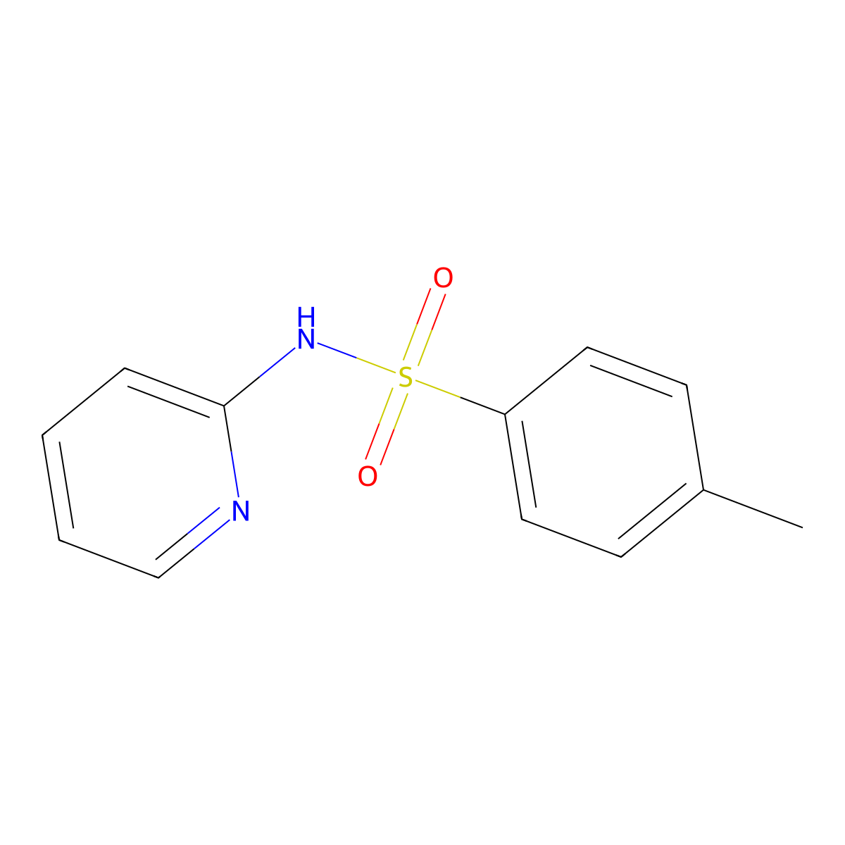 4-Methyl-N-pyridin-2-YL-benzenesulfonamide molecular structure, CAS 52776-76-8