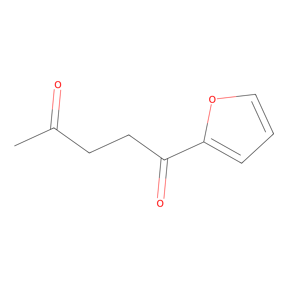 1-(2-Furyl)-1,4-pentanedione molecular structure, CAS 52786-29-5