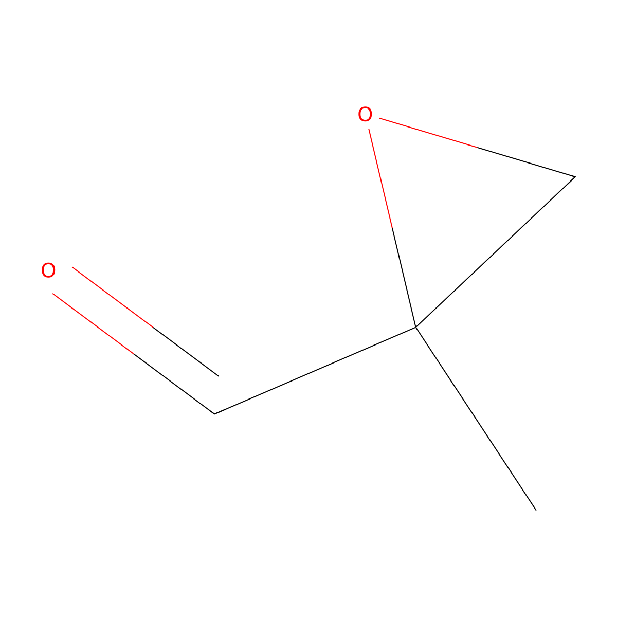 2-Methyloxirane-2-carbaldehyde molecular structure, CAS 52788-68-8