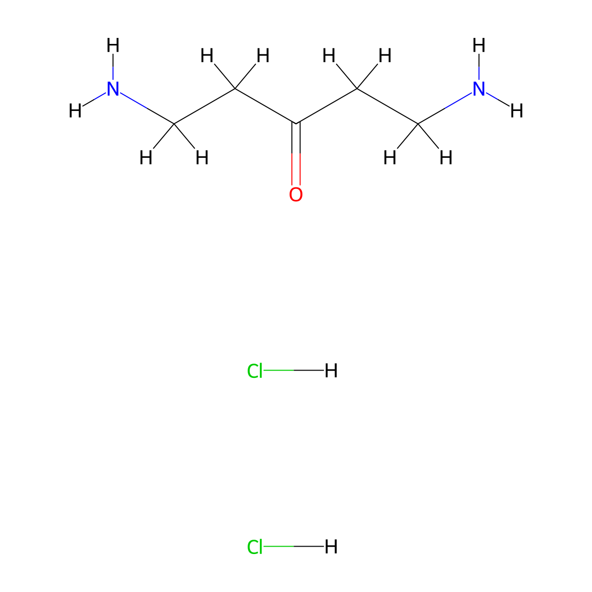 1,5-Diaminopentan-3-onedihydrochloride molecular structure, CAS 52788-69-9