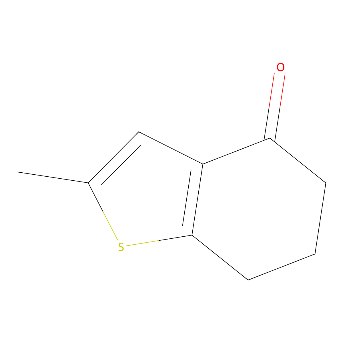 2-methyl-6,7-dihydrobenzo[b]thiophen-4(5H)-one molecular structure, CAS 5279-03-8