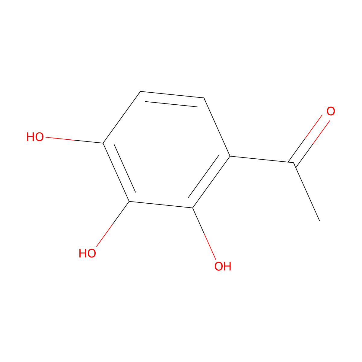 Gallacetophenone molecular structure, CAS 528-21-2