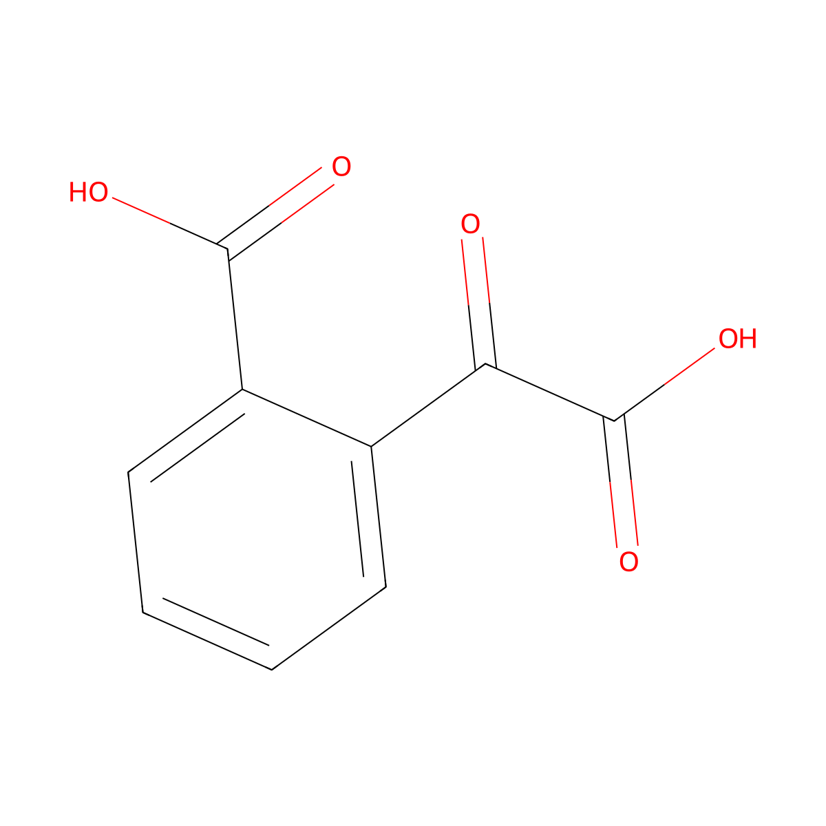 Phthalonic acid molecular structure, CAS 528-46-1