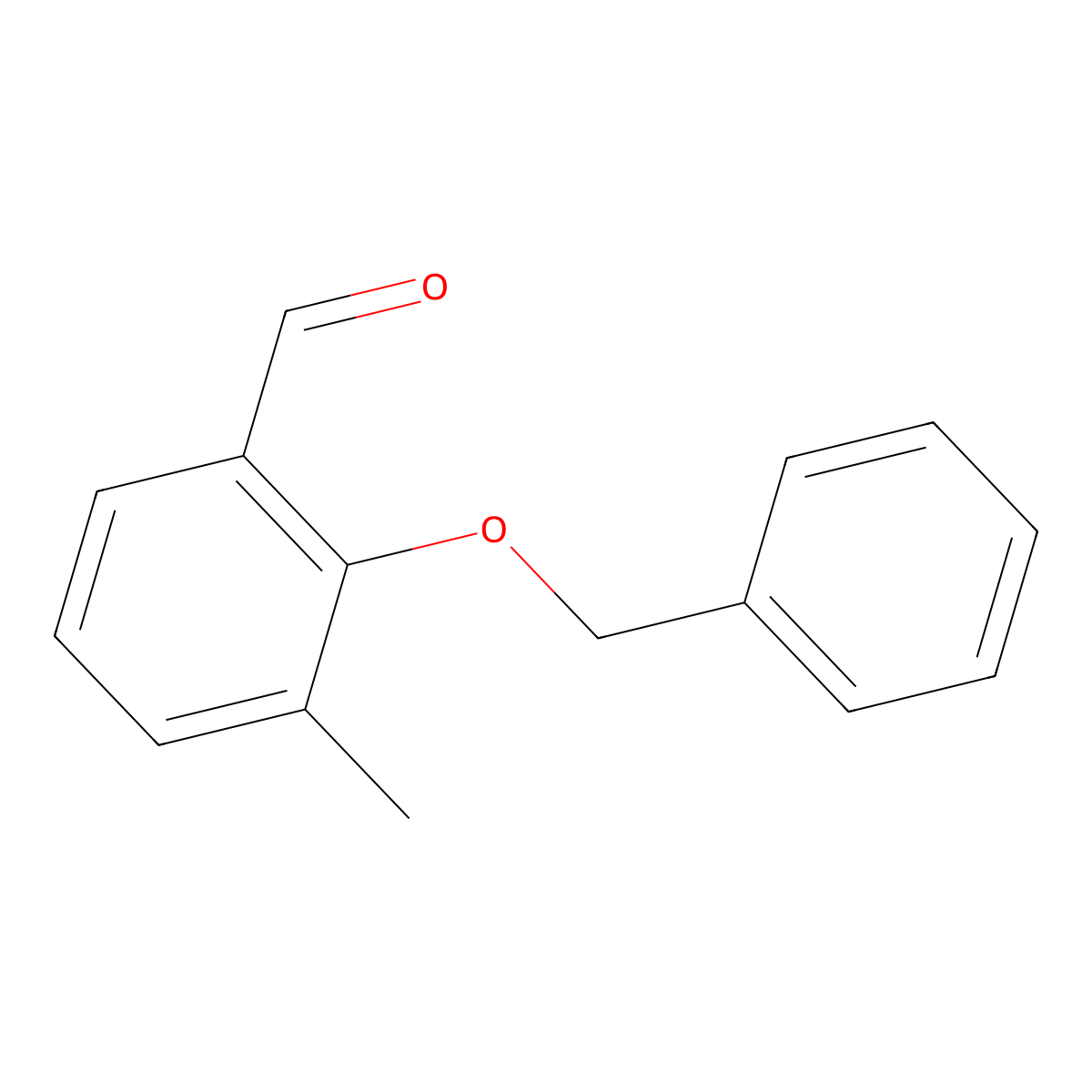 2-(Benzyloxy)-3-methylbenzaldehyde molecular structure, CAS 52803-61-9