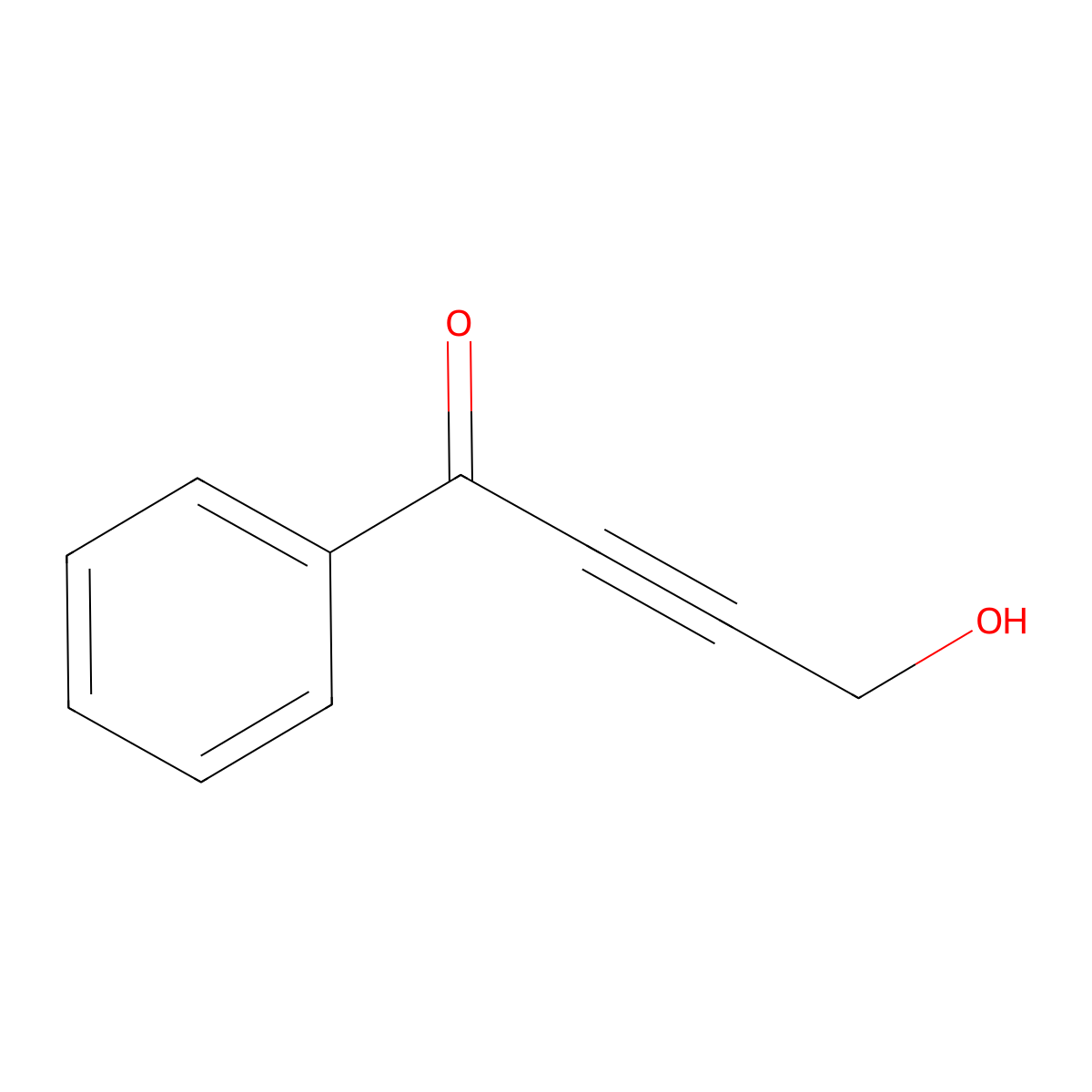 4-Hydroxy-1-phenylbut-2-yn-1-one molecular structure, CAS 52804-68-9